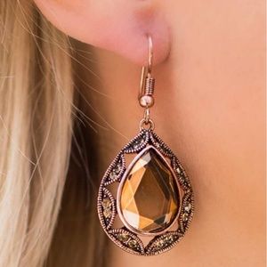 Copper Earrings - Happy Anniversary